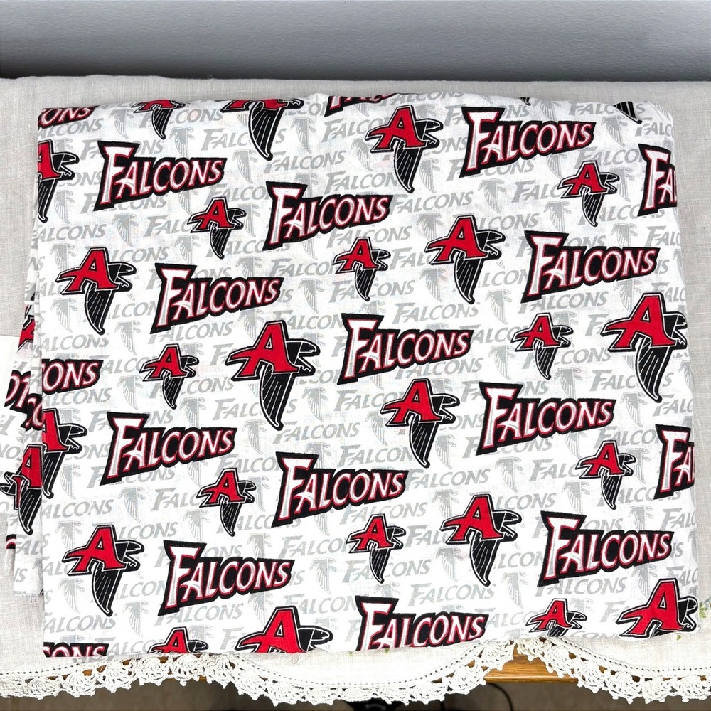 Vintage 1998 NFL Atlanta Falcons Fabric 60 inch Width